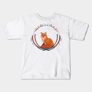 copper fox Kids T-Shirt